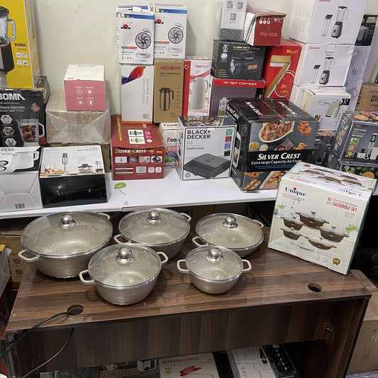 Lot Imported 10 piece Granite Cookware Set