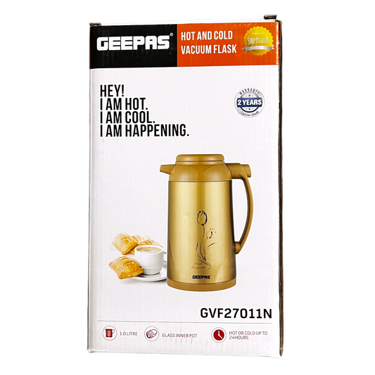 Geepas 1L Hot and Cold Vacuum Flask GVF27011N