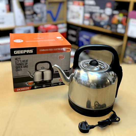 Geepas 6L Stainless Steel Electric Kettle GK38035